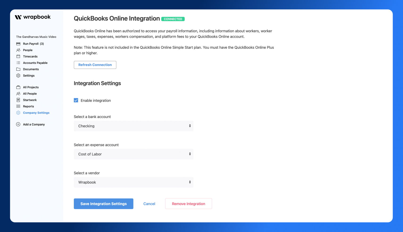 Wrapbook Announces Quickbooks Integration Wrapbook
